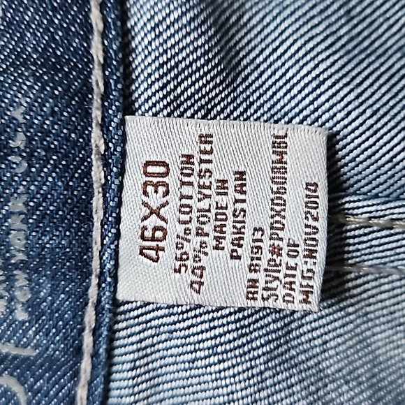 New with Tags  PD&C Paper Denim Cloth Men's Slim Straight Jeans  46X30  OWEN $98 - Picture 5 of 17